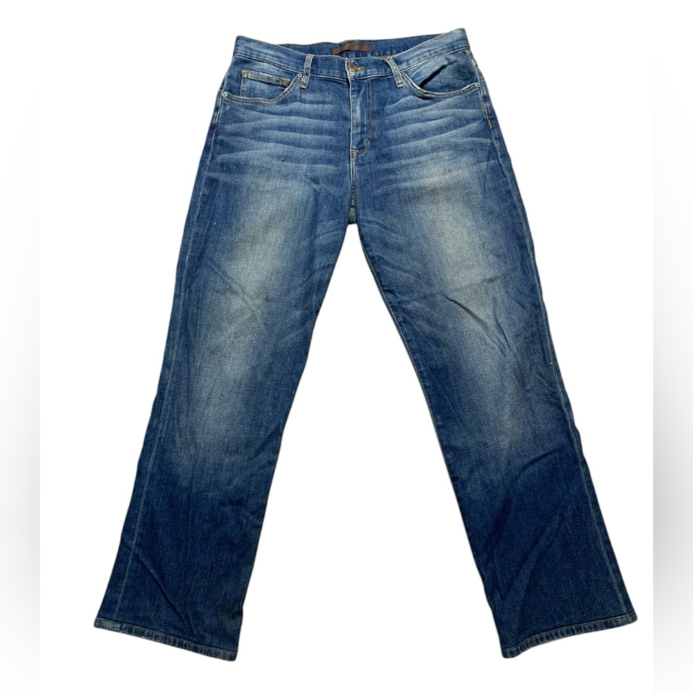 Joes Jeans Jensen Relaxed Fit Denim Medium Wash Blue Jeans Mens 31 Tailored Hem‎